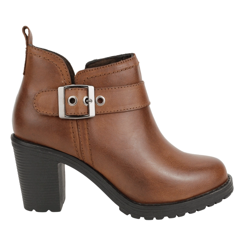 BOTIN PALM CUERO CORREA MARRON - 1