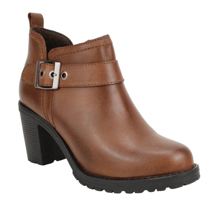 BOTIN PALM CUERO CORREA MARRON - 3