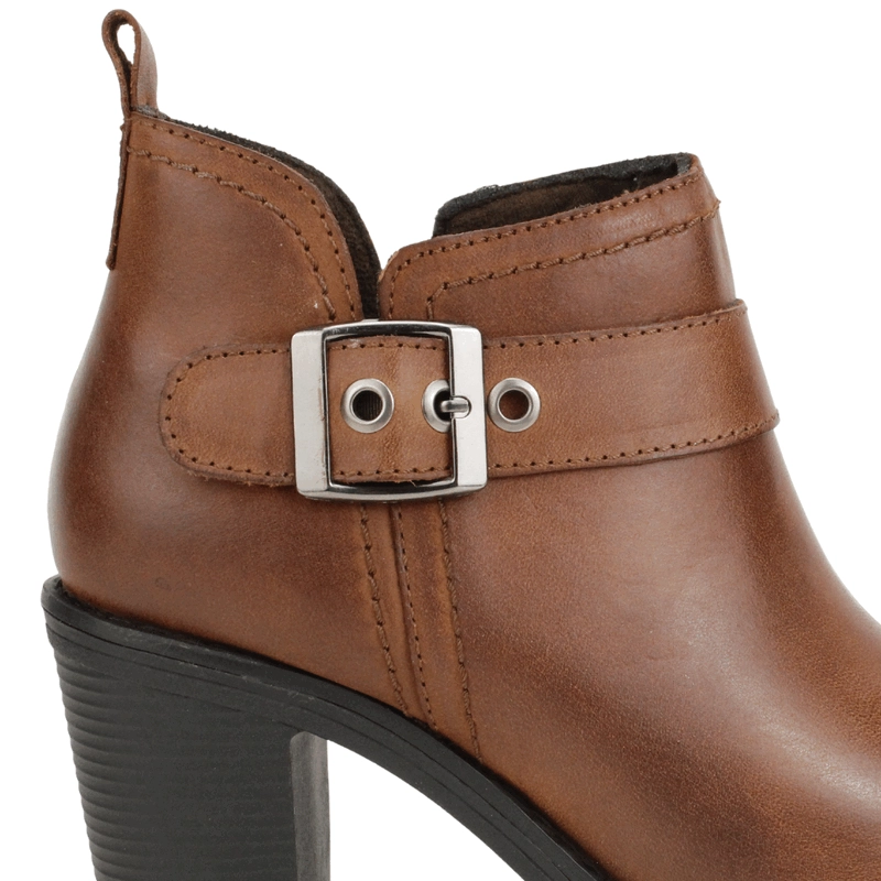 BOTIN PALM CUERO CORREA MARRON - 5