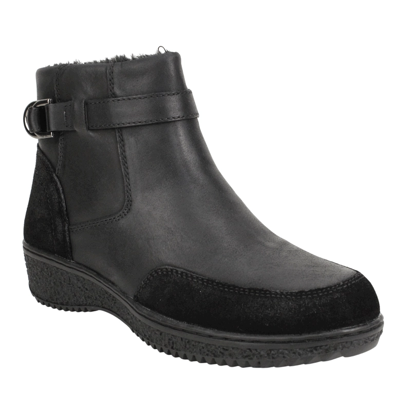 BOTIN PALM CUERO CHIPORRO NEGRO - 3