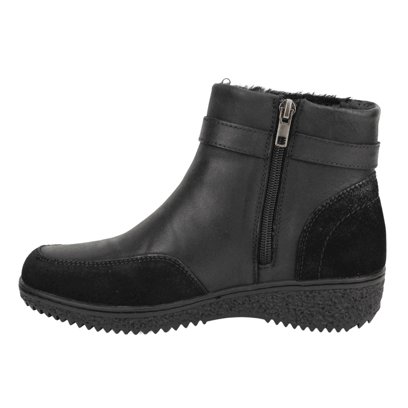 BOTIN PALM CUERO CHIPORRO NEGRO - 4
