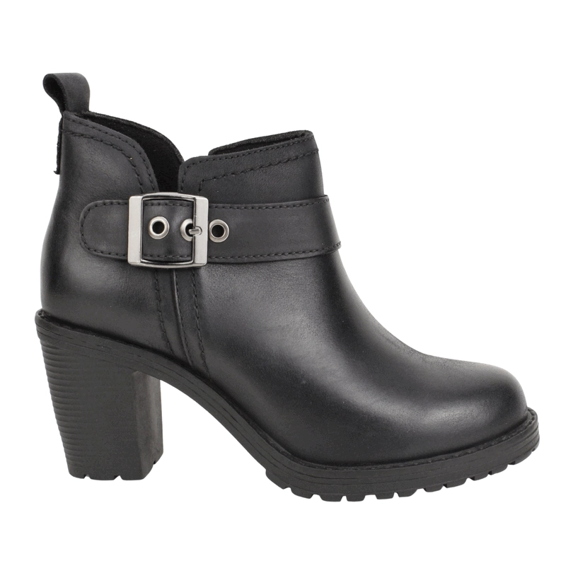 BOTIN PALM CUERO CORREA NEGRO - 1