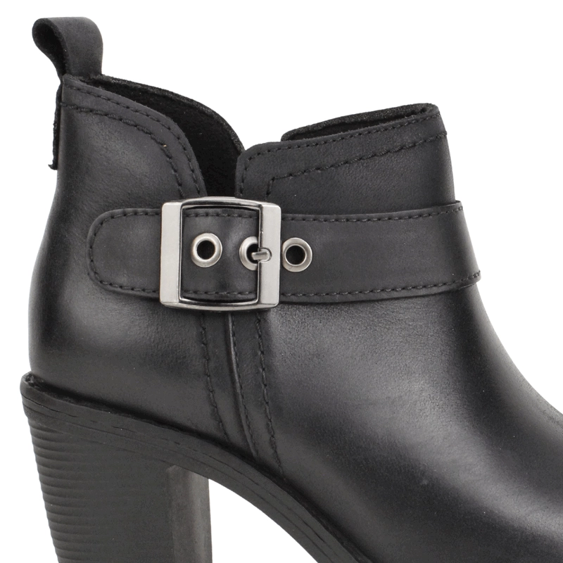 BOTIN PALM CUERO CORREA NEGRO - 5