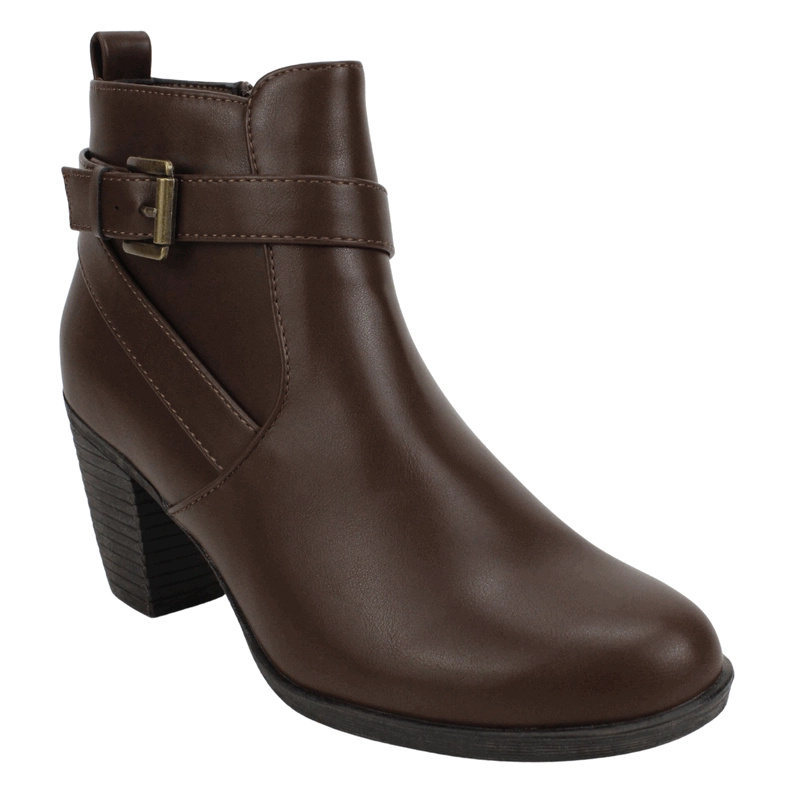 BOTIN NEW WALK COMFORT HEBILLA CAFE - 3