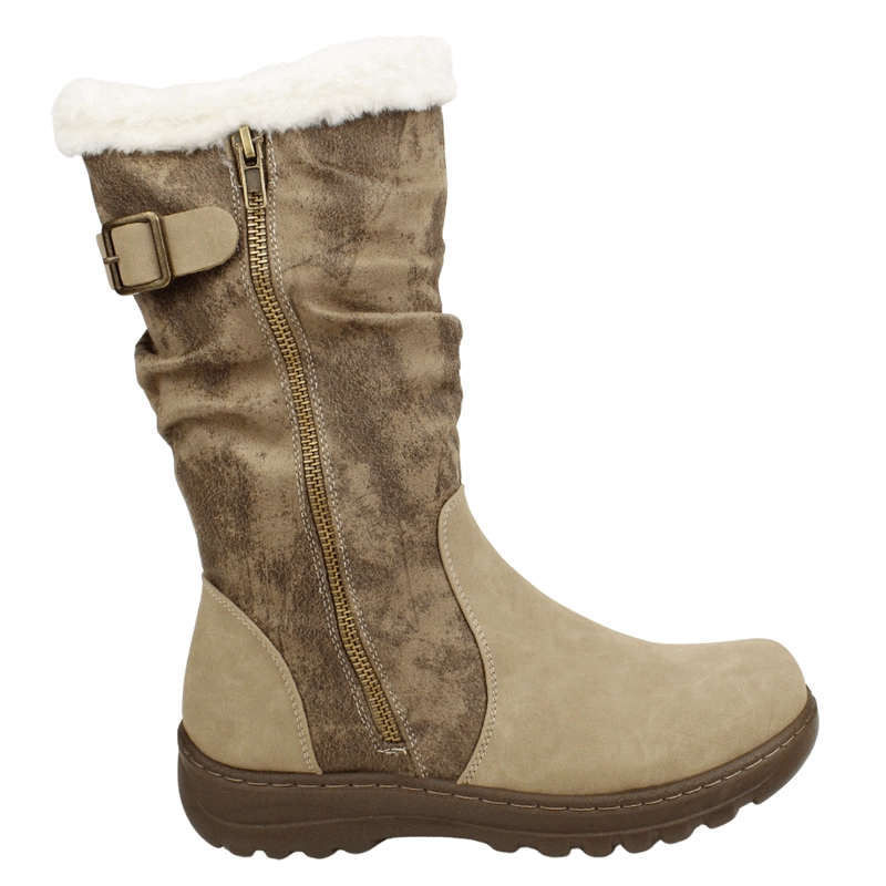 BOTA NEW WALK SUEY CORTA TAUPE - 1