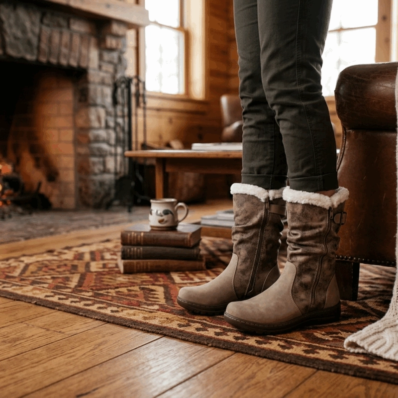 BOTA NEW WALK SUEY CORTA TAUPE - 2