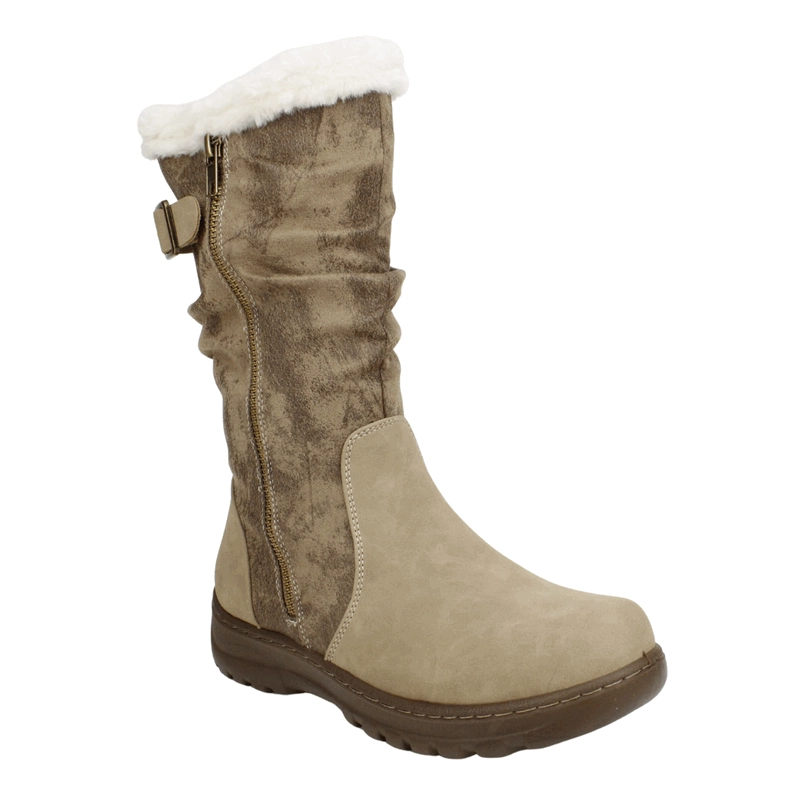 BOTA NEW WALK SUEY CORTA TAUPE - 3