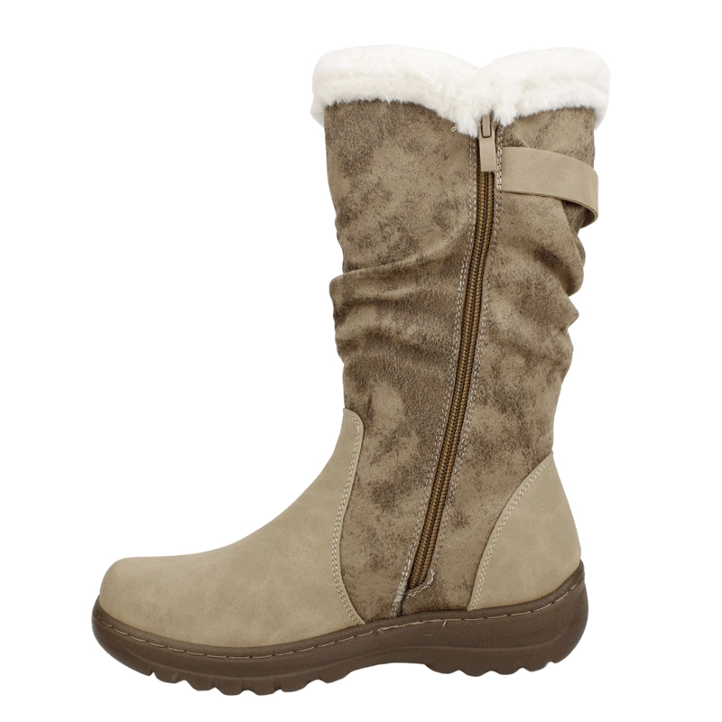 BOTA NEW WALK SUEY CORTA TAUPE - 4