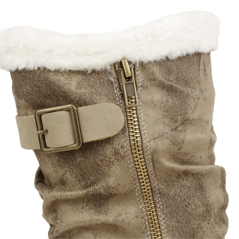 BOTA NEW WALK SUEY CORTA TAUPE - 5