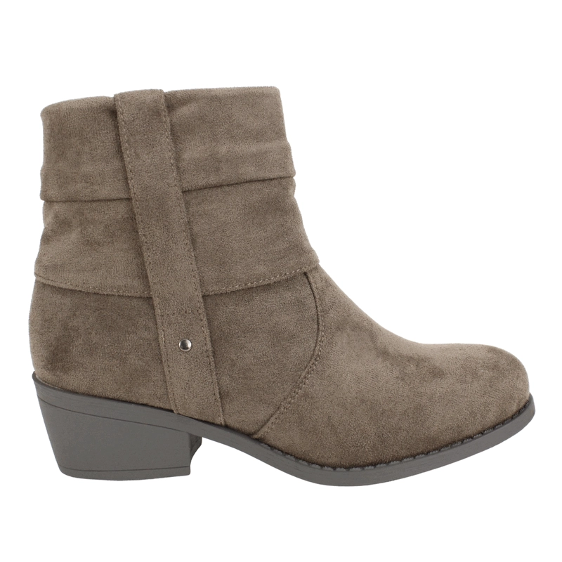 BOTIN NEW WALK NIVELES MICROFIBRA TAUPE - 1