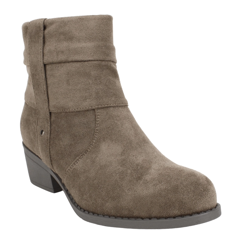 BOTIN NEW WALK NIVELES MICROFIBRA TAUPE - 3