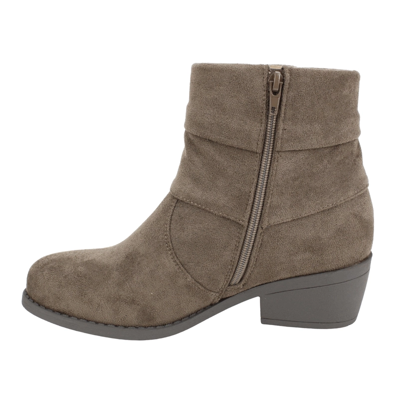BOTIN NEW WALK NIVELES MICROFIBRA TAUPE - 4