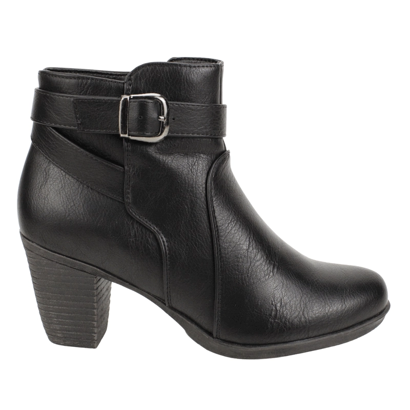 BOTIN NEW WALK HEBILLA COMFORT NEGRO - 1