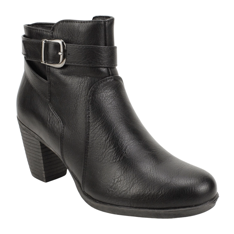 BOTIN NEW WALK HEBILLA COMFORT NEGRO - 3
