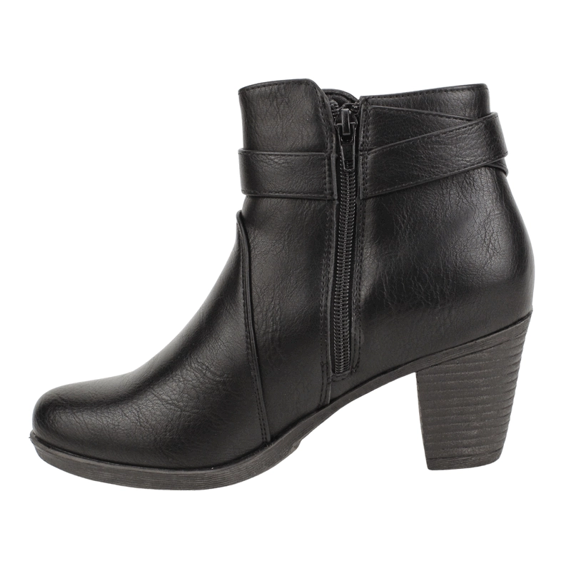 BOTIN NEW WALK HEBILLA COMFORT NEGRO - 4