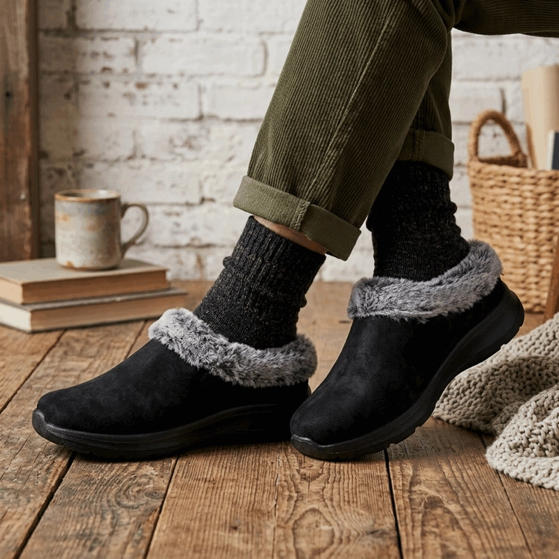 ZAPATILLA NEW WALK SLIP ON CHIPORRO NEGRO - 2