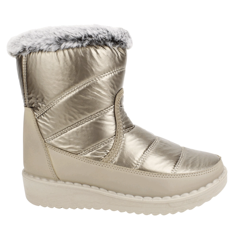 BOTIN NEW WALK CHIPORRO BRILLANTE DORADO - 1