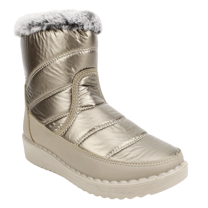 BOTIN NEW WALK CHIPORRO BRILLANTE DORADO - 3