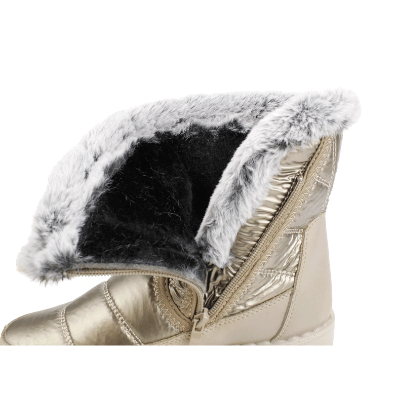 BOTIN NEW WALK CHIPORRO BRILLANTE DORADO - 5