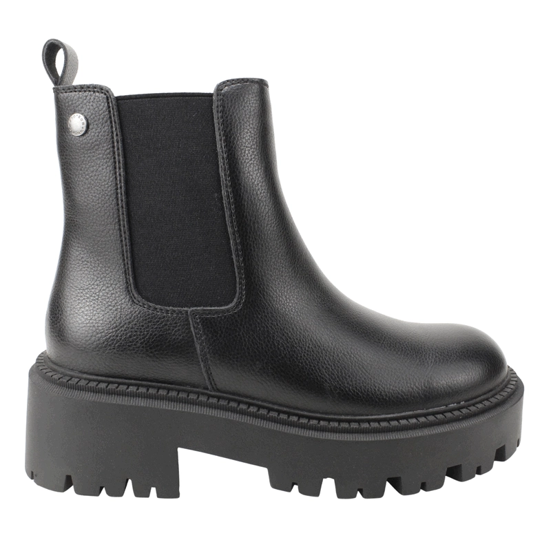 BOTIN ROMANO SLIP ON CUERO NEGRO - 1