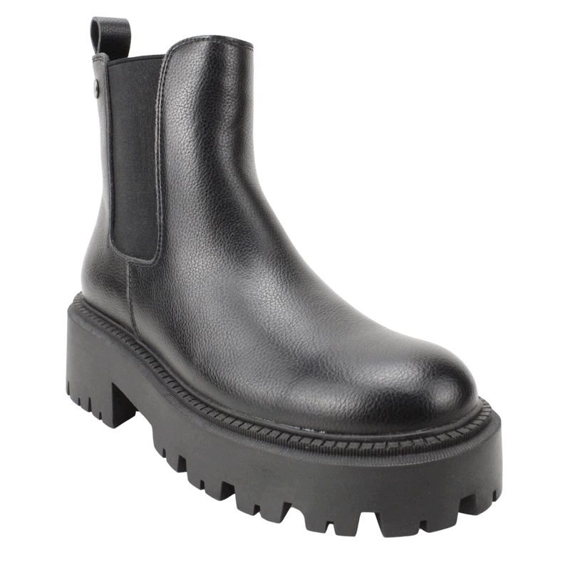 BOTIN ROMANO SLIP ON CUERO NEGRO - 3