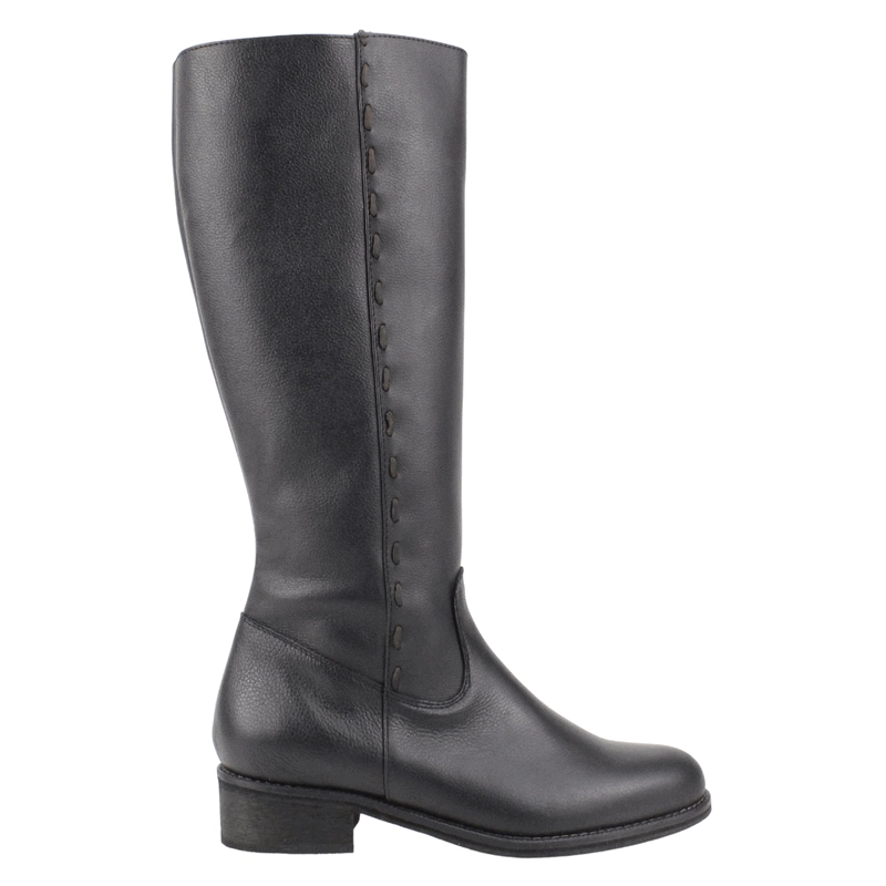 BOTA EXS EQUITACION CUERO NEGRO - 1
