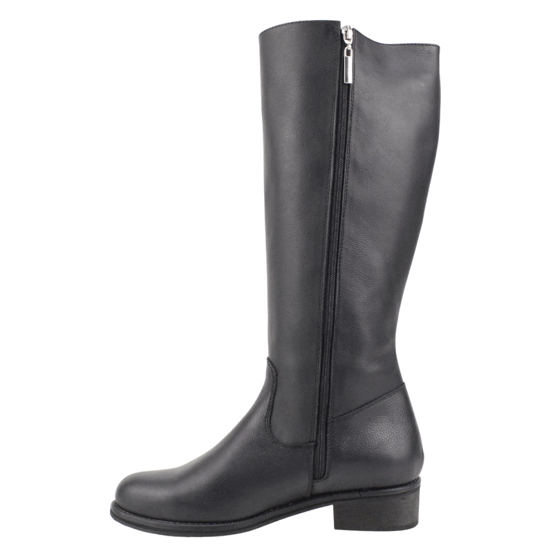 BOTA EXS EQUITACION CUERO NEGRO - 4