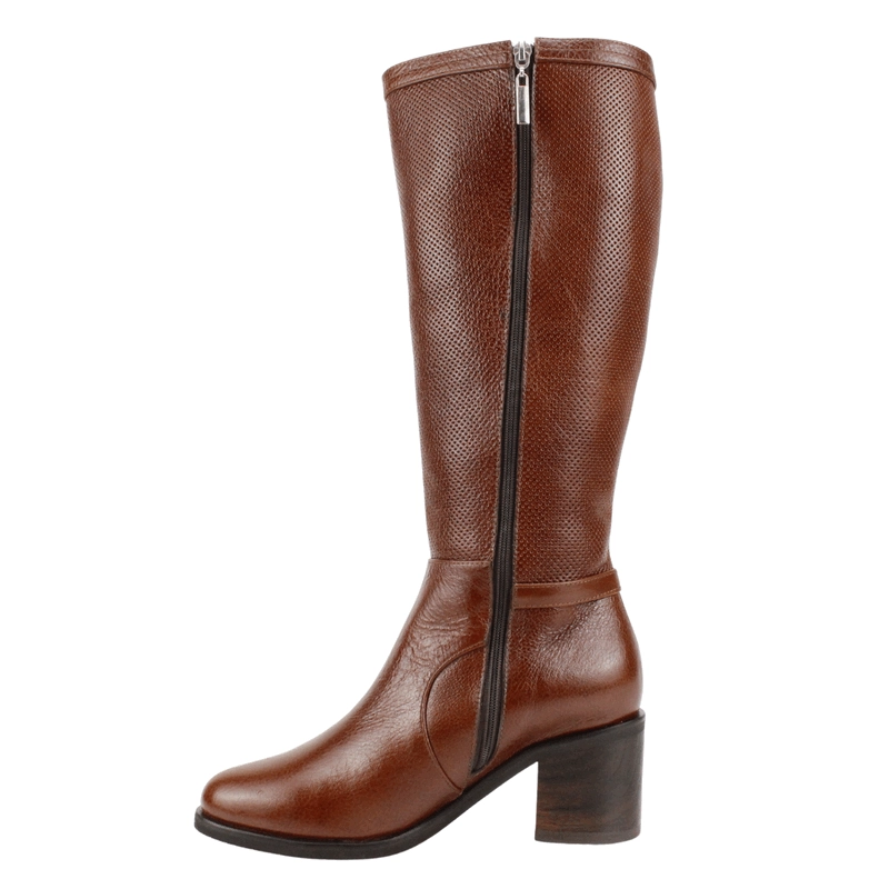 BOTA EXS DOTS CUERO CAFE - 4