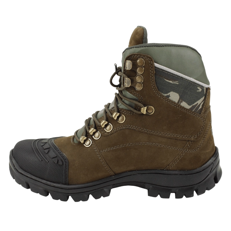 BOTIN EXS OUTDOOR REFORZADO CUERO CAFE - 4