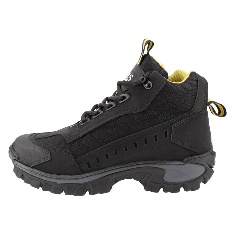BOTIN EXS OUTDOOR TRACK CUERO NEGRO - 4