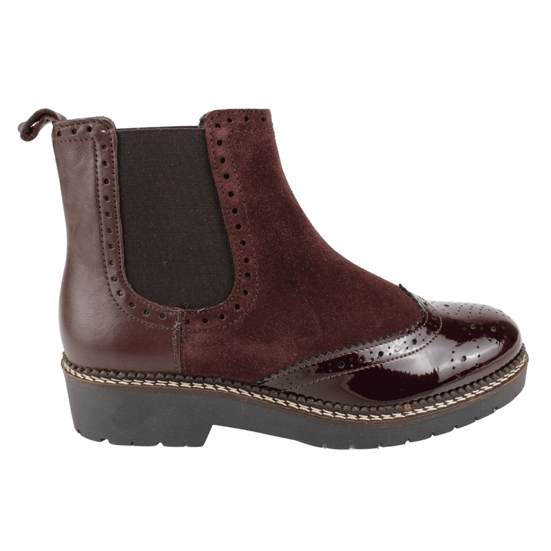 BOTIN EXS SLIP ON CUERO BURDEO - 1