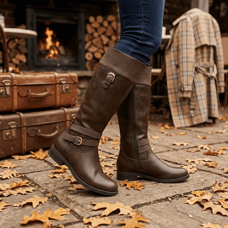 BOTA NEW WALK EQUITACION CONFORT CAFE - 2