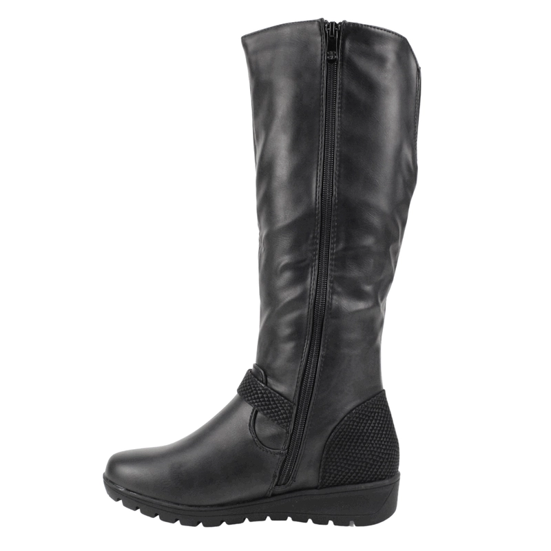BOTA NEW WALK ALTA HEBILLA NEGRA - 4