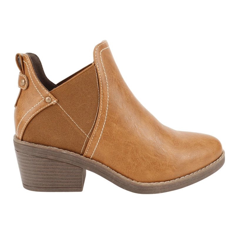 BOTIN NEW WALK ELASTICO SLIP ON CAMEL - 1