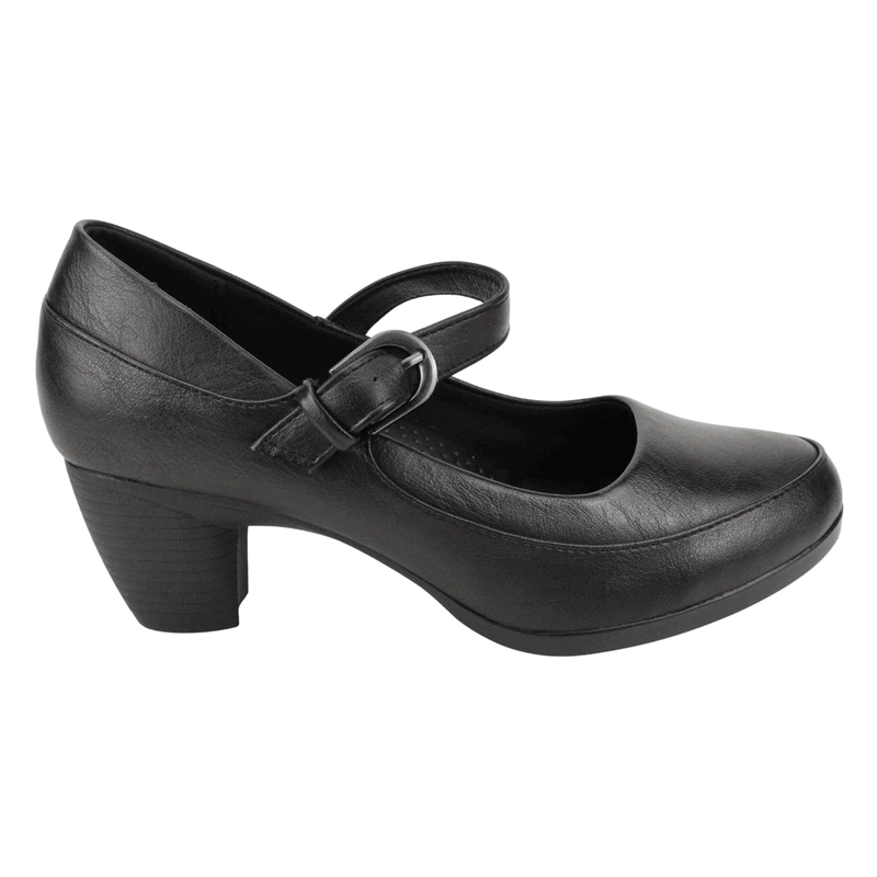 ZAPATO NEW WALK CONFORT CUEQUERO NEGRO - 1