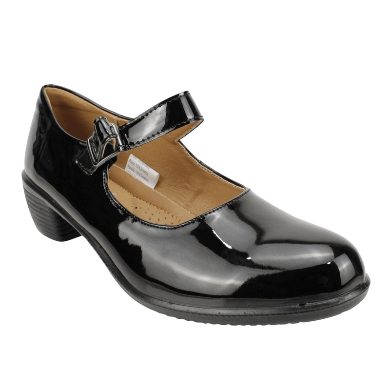 ZAPATO NEW WALK CUECA CONFORT NEGRO BRILLANTE - 3