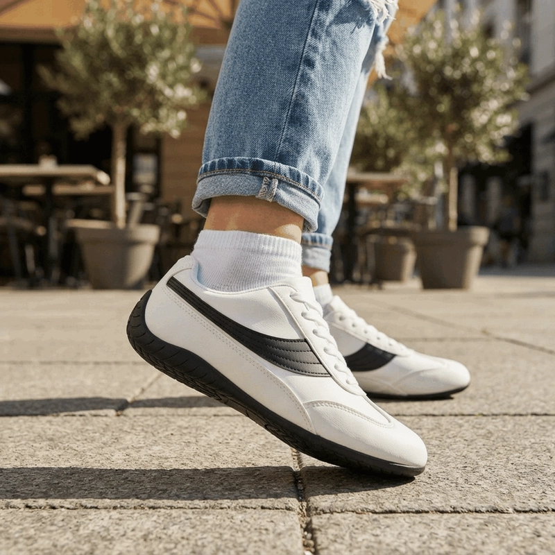 ZAPATILLA NEW WALK LOW URBANA BLANCA - 2
