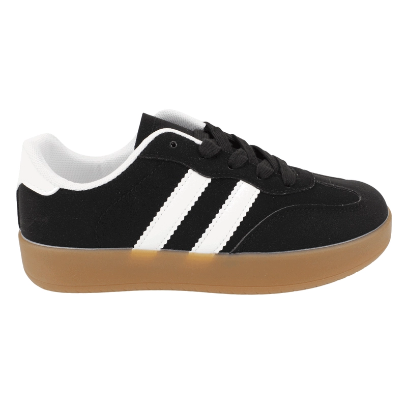 ZAPATILLA NEW WALK RETRO URBANA NEGRA - 1