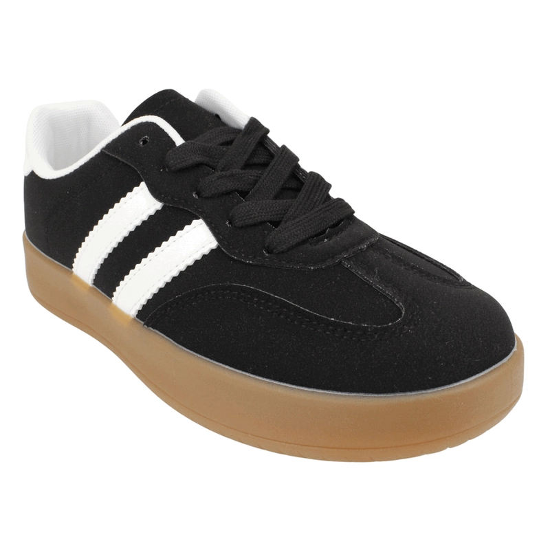 ZAPATILLA NEW WALK RETRO URBANA NEGRA - 3