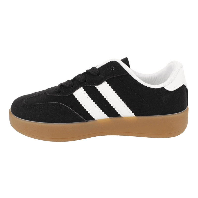 ZAPATILLA NEW WALK RETRO URBANA NEGRA - 8
