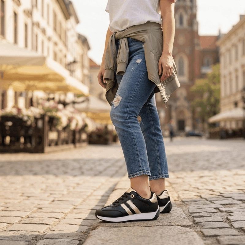 ZAPATILLA NEW WALK URBAN FLEX NEGRA - 2