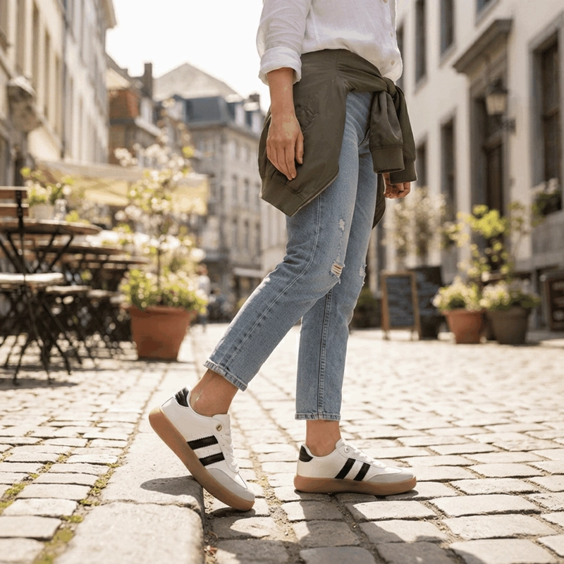 ZAPATILLA NEW WALK CITY URBANA BLANCA - 2