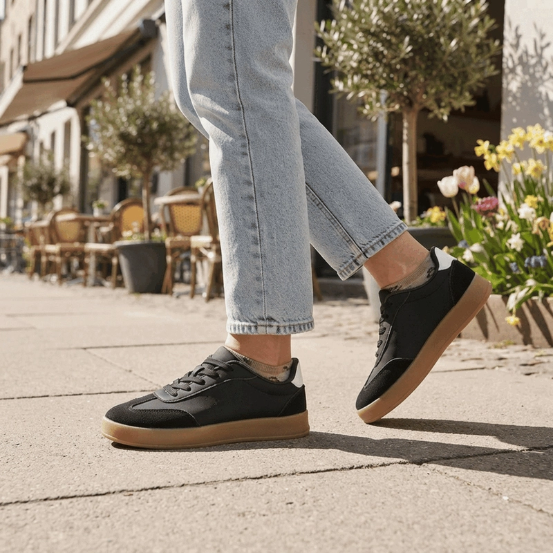 ZAPATILLA NEW WALK CITY RUN URBANA NEGRA - 2