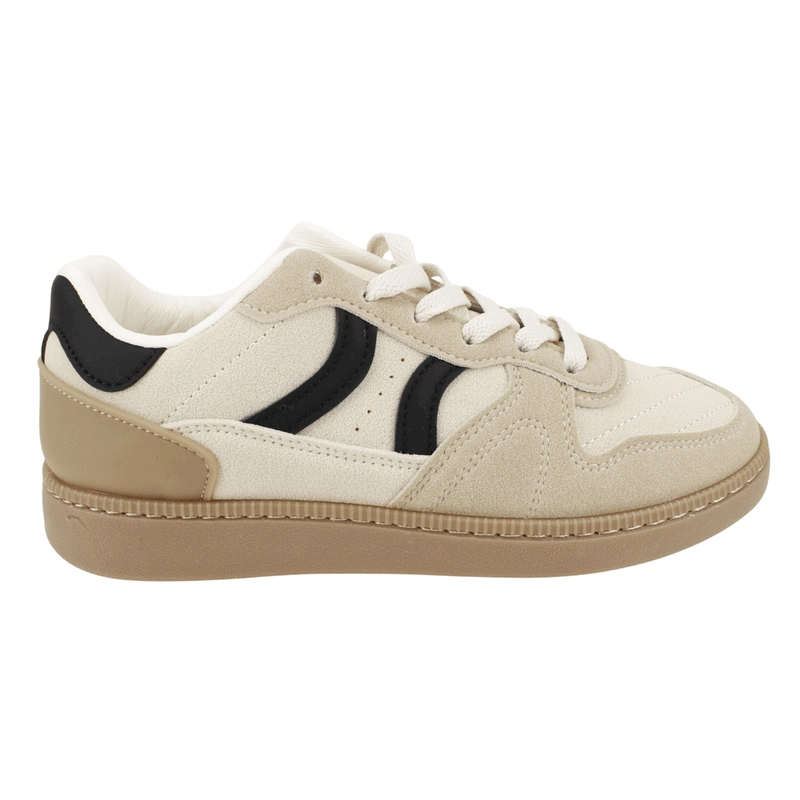 ZAPATILLA NEW WALK PLANA COOL BEIGE - 1