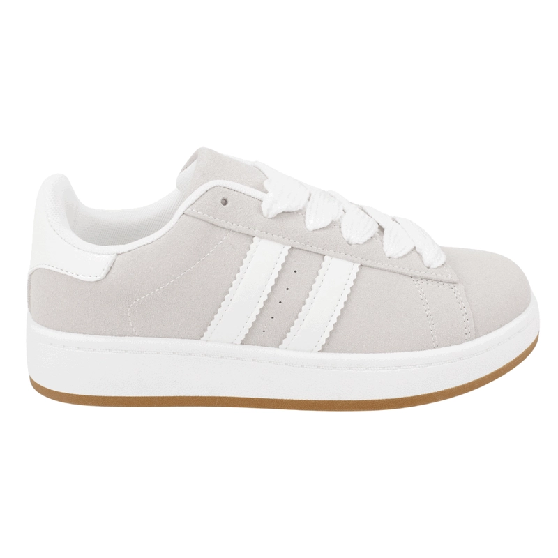 ZAPATILLA NEW WALK CLASICA RETRO GRIS - 1