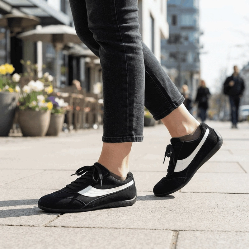 ZAPATILLA NEW WALK LOW URBANA NEGRA - 2