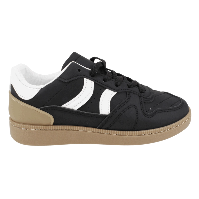 ZAPATILLA NEW WALK PLANA COOL NEGRA - 1