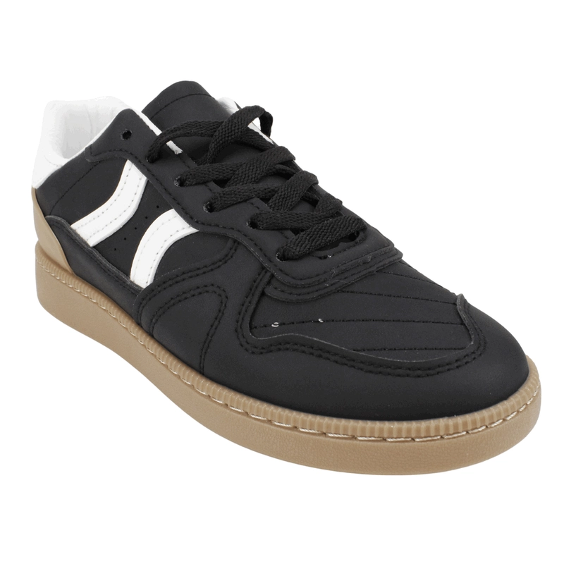 ZAPATILLA NEW WALK PLANA COOL NEGRA - 3