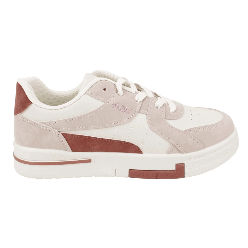 ZAPATILLA NEW WALK TREND URBANA ROSA - 1