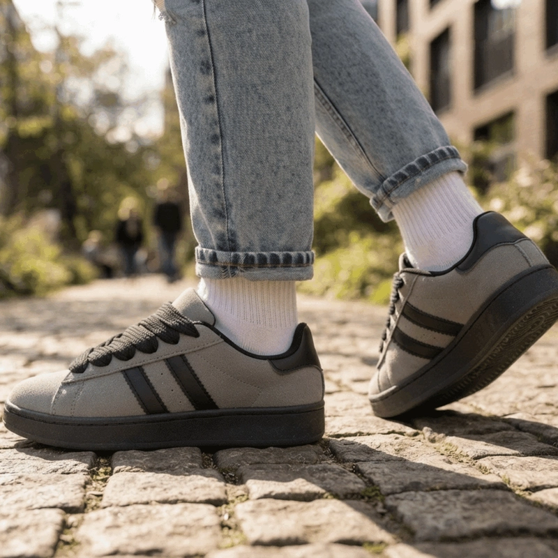 ZAPATILLA NEW WALK CLASICA RETRO GRAFITO - 2